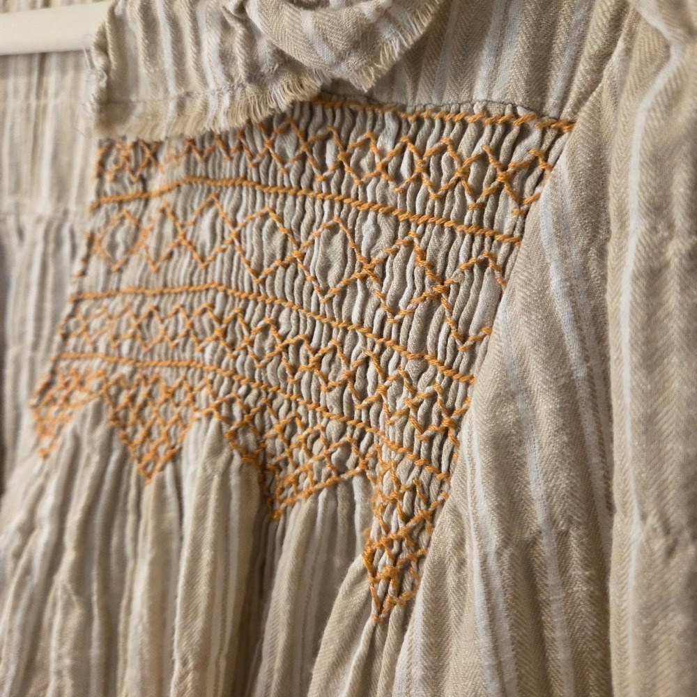 Pilcro Anthropologie Women's Long Sleeve Victorian Button Down Blouse Size XL - Picture 5 of 10